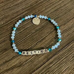 Little words project custom bracelet, besties, size small